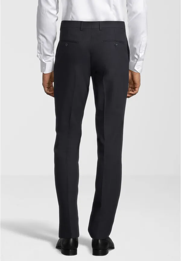 Steffen Klein Anzughose Stoffhose Slim Fit Business in Schwarz Saisonale Angebote