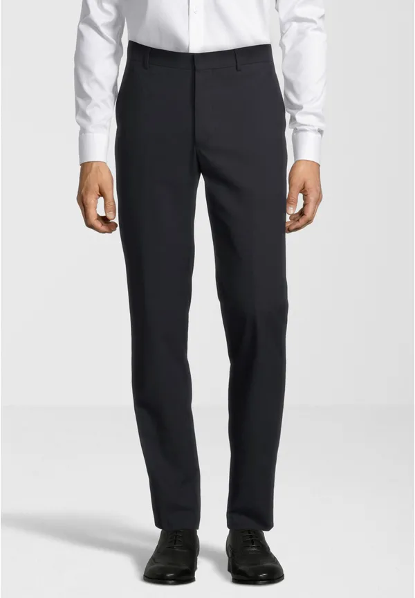 Steffen Klein Anzughose Stoffhose Slim Fit Business in Schwarz Saisonale Angebote