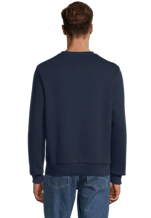 Steffen Klein Sweatshirt Logo-Stickerei in Marine Kostenlose Rückgabe