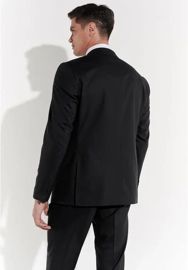 Steffen Klein Anzug Regular Fit elastisch in Black 2025