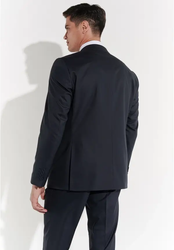 Steffen Klein Anzug Regular Fit elastisch in Navy Fabrikpreis