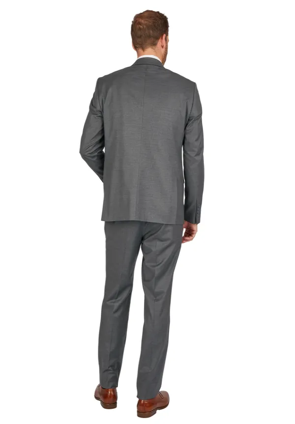 Steffen Klein Anzug Regular Fit elastisch in Grey Rabatt