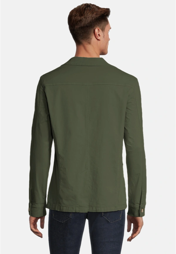 Steffen Klein Baumwoll-Sakko in khaki Begrenztes Angebot