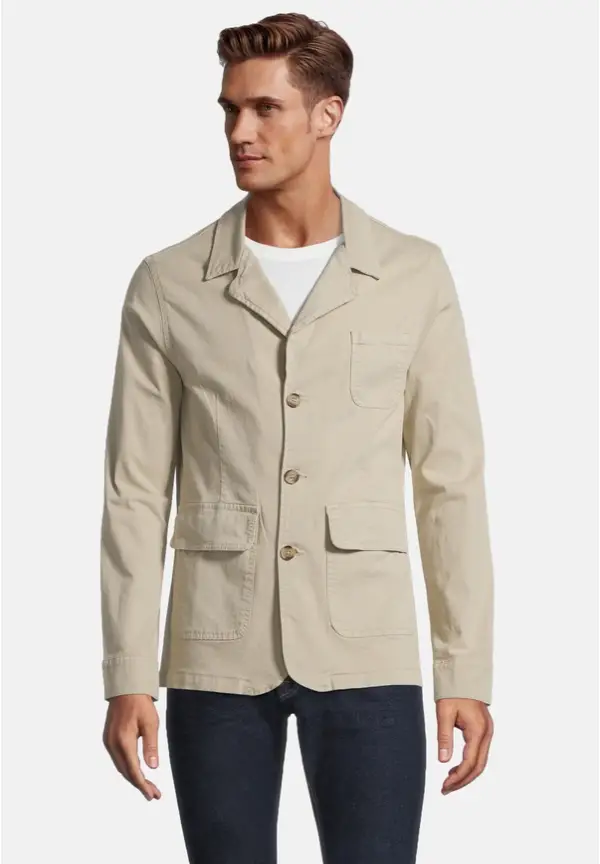 Steffen Klein Baumwoll-Sakko in beige Online Shopping