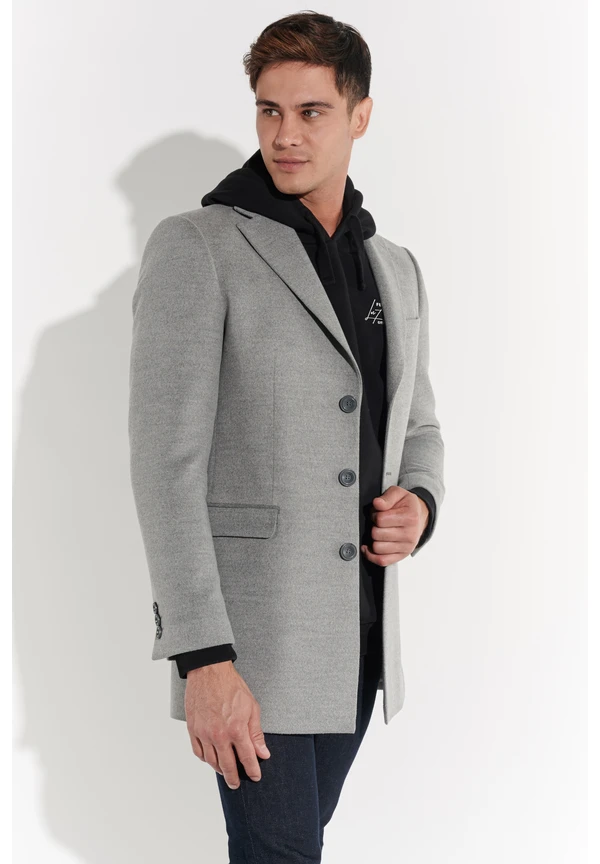 Steffen Klein Kurzmantel in Gray Exklusivangebot