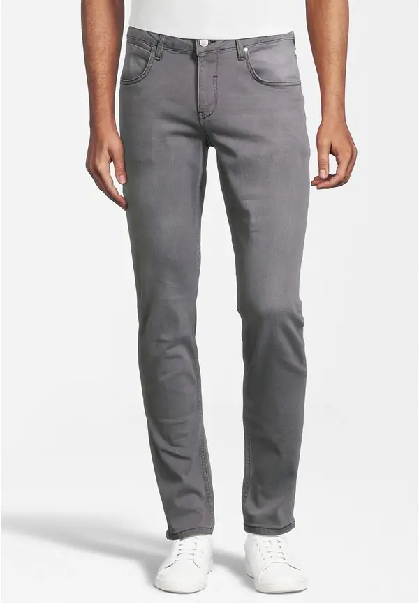 Steffen Klein Jeans Slim Fit used in Grey denim Vatertagsangebot
