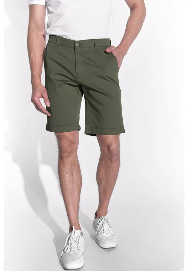 Steffen Klein Chino Shorts in Khaki Heißer Verkauf