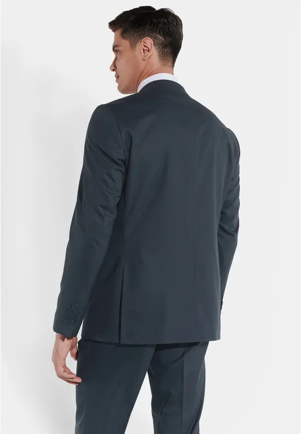 Steffen Klein Anzug Regular Fit elastisch in Grey blue Neuheiten