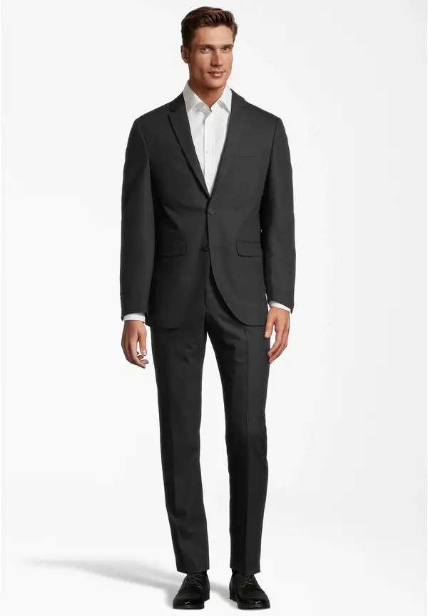 Steffen Klein Anzug Slim Fit elastisch in graphit Kauf eins, bekomm eins gratis