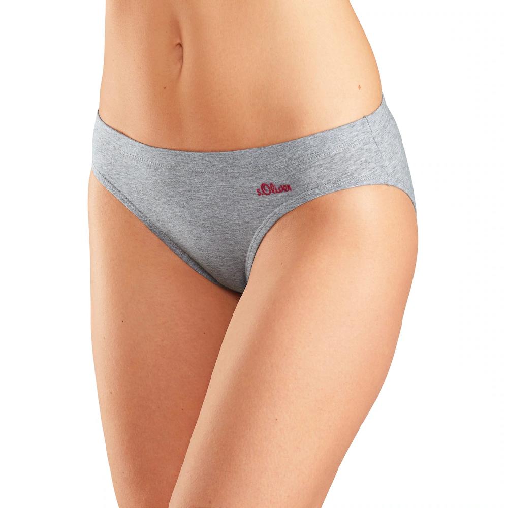 s.Oliver Bikinislip (3er-Pack) aus elastischer Baumwoll-Qualität online bestellen Outlet