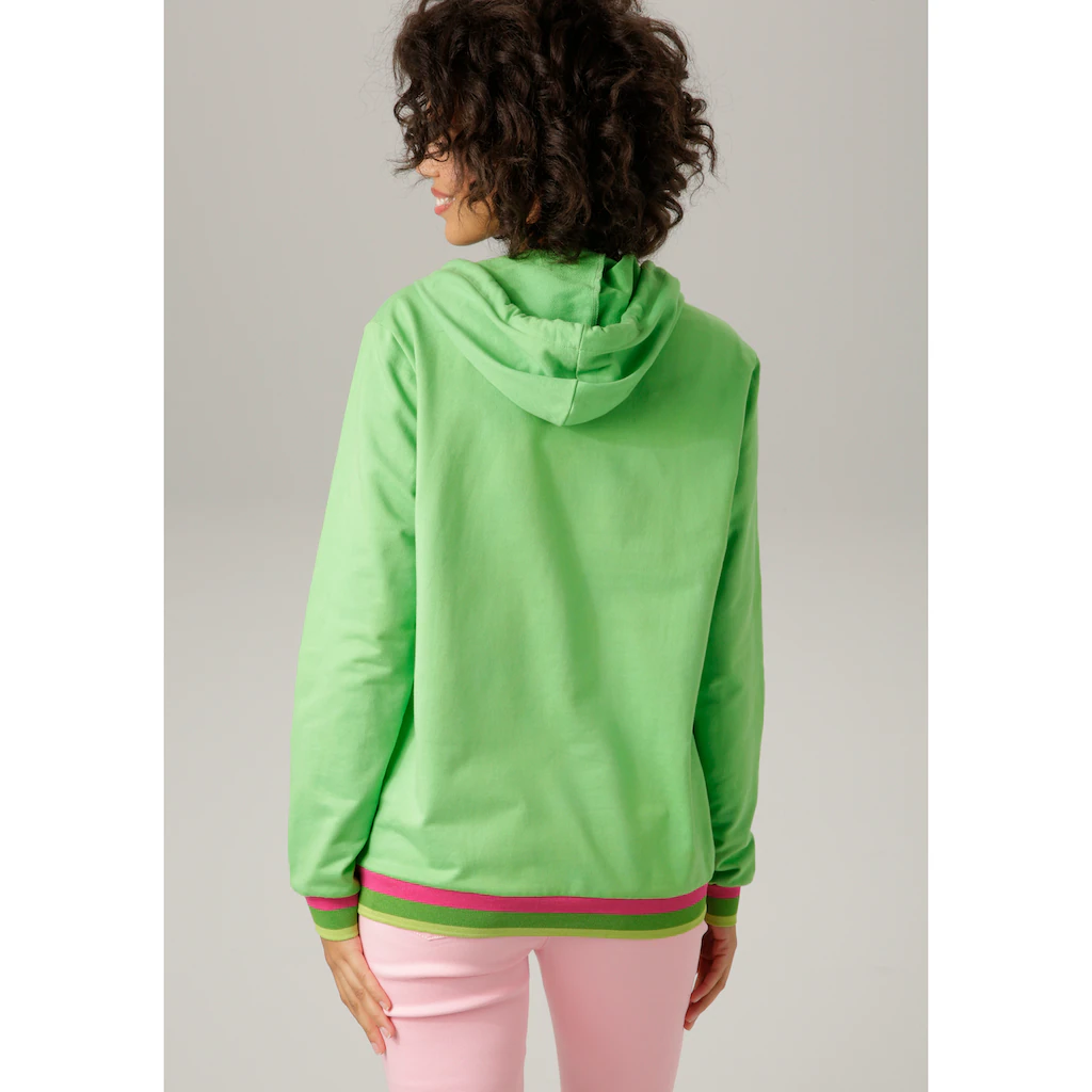 Aniston CASUAL Sweatshirt mit "ENJOY"-Schriftzug Verkauf
