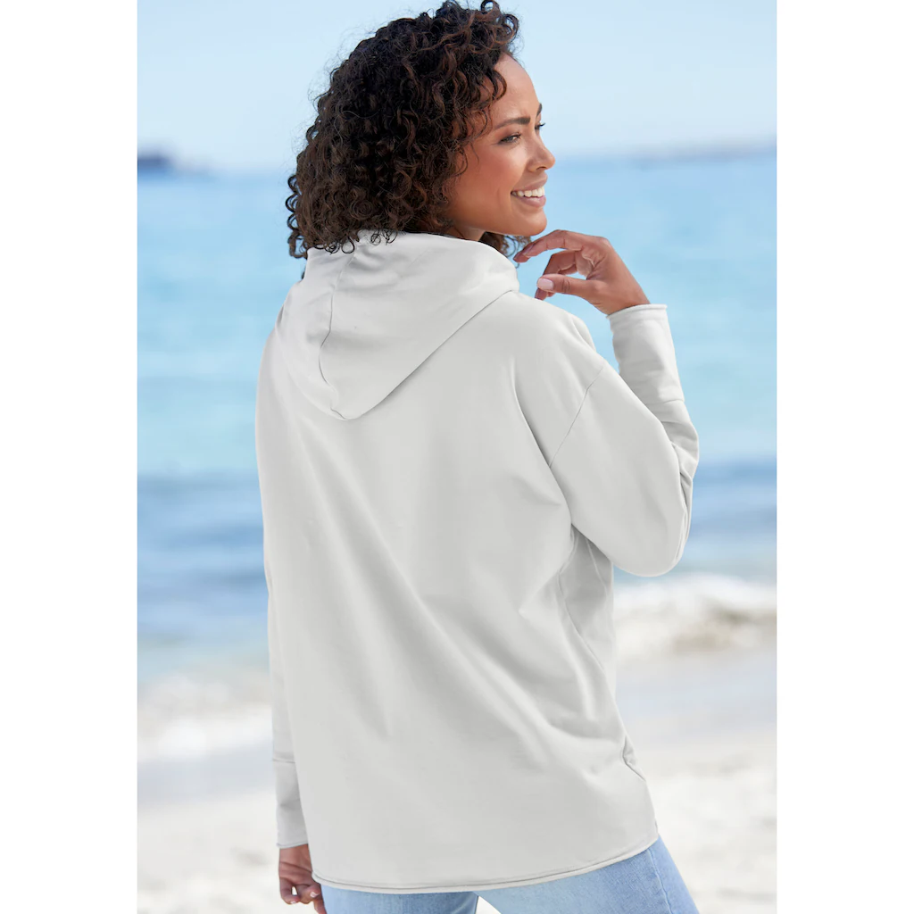 Elbsand Kapuzensweatshirt »Dea« Hoodie mit Logodruck vorne im Angebot