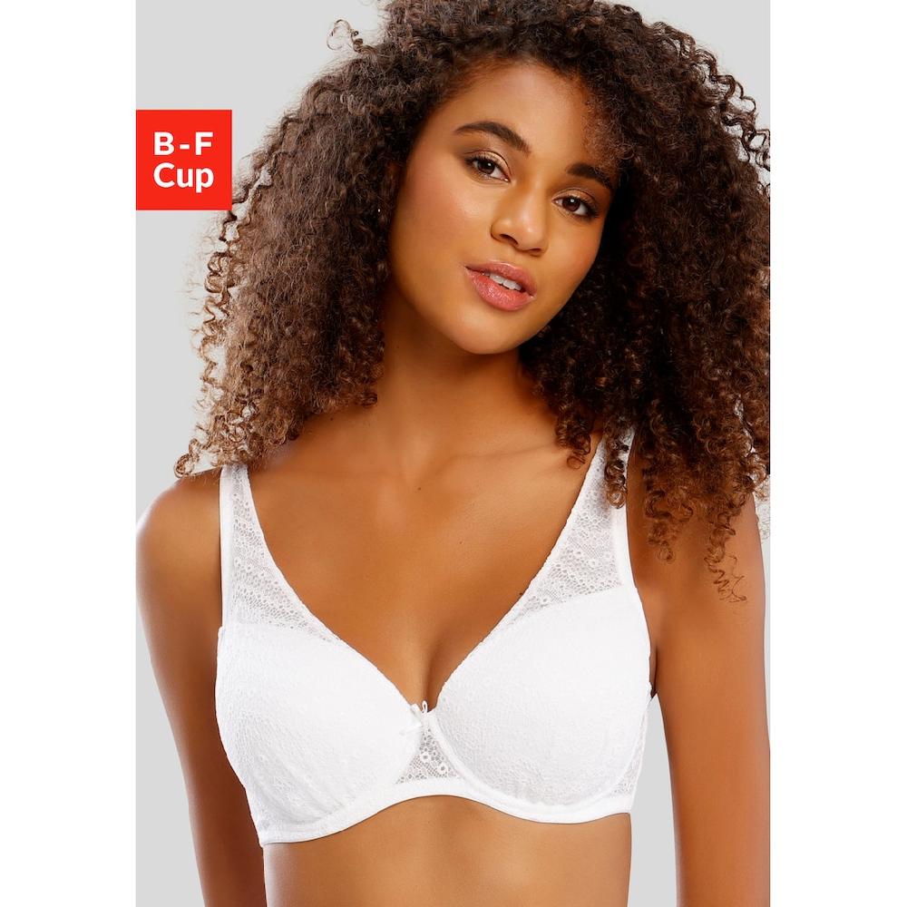 LASCANA Schalen-BH mit Bügel und drei Tragevarianten Dessous ▷ für