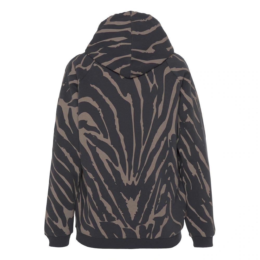 LASCANA Kapuzensweatshirt mit Zebramuster Loungewear Fabrik Onlineshop