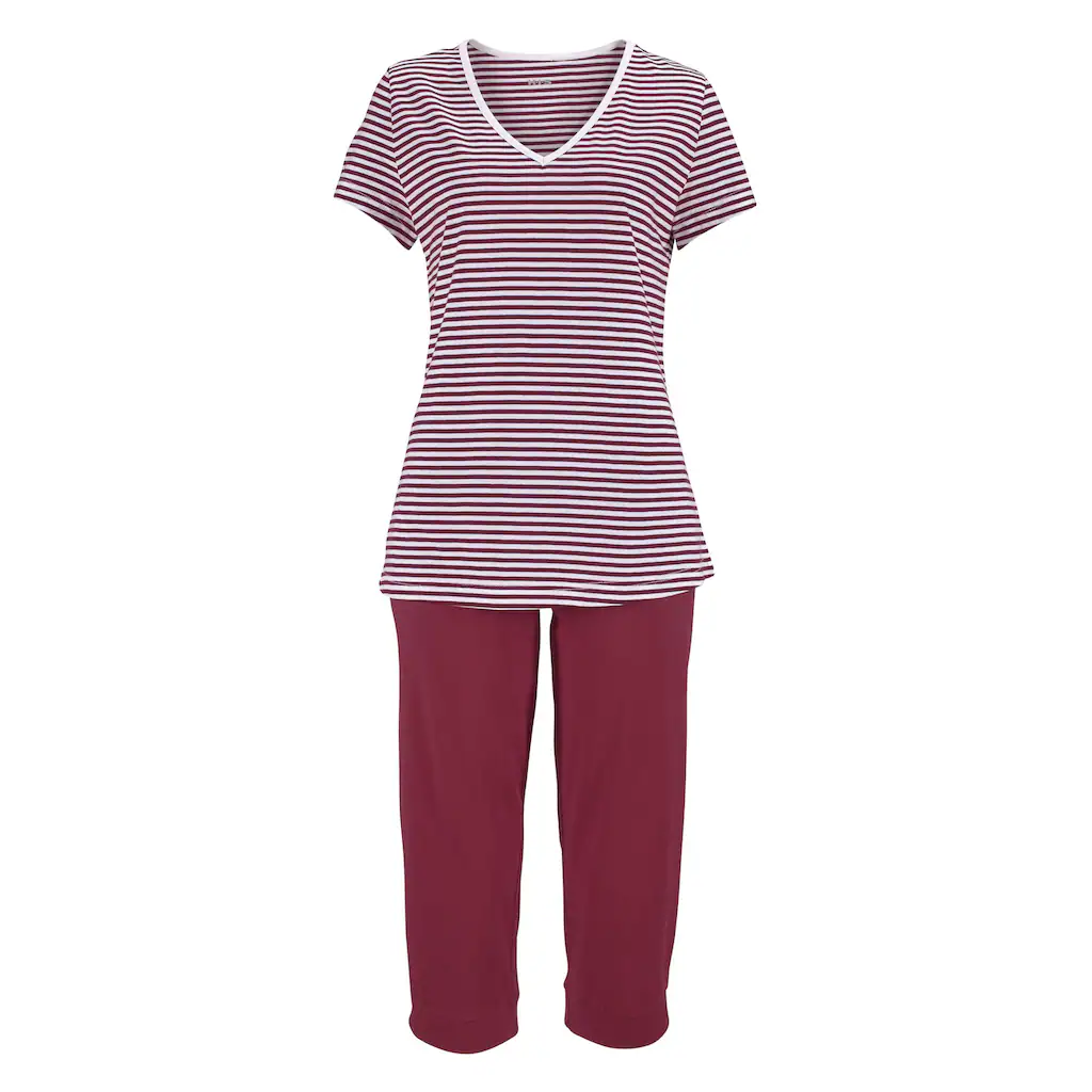 H.I.S Capri-Pyjama mit Bündchen an den Beinabschlüssen Fabrikpreis