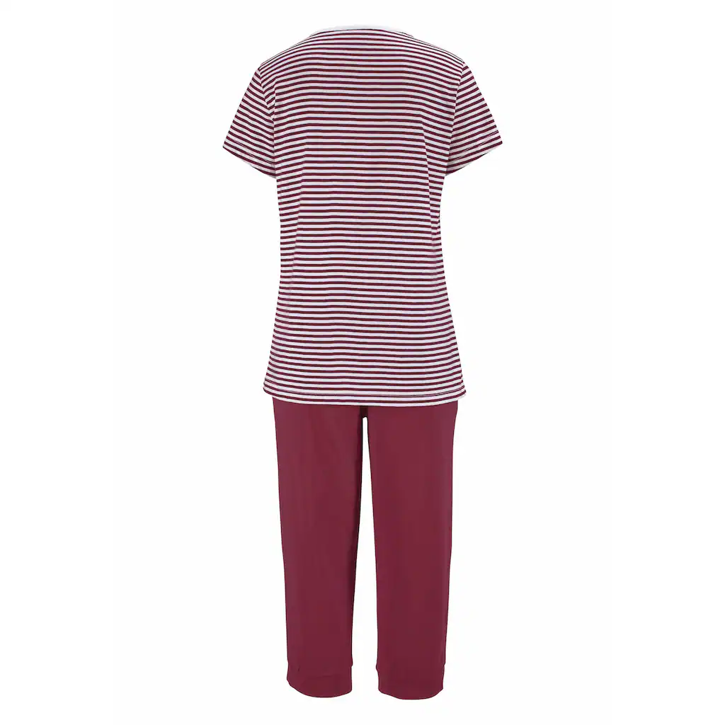 H.I.S Capri-Pyjama mit Bündchen an den Beinabschlüssen Fabrikpreis