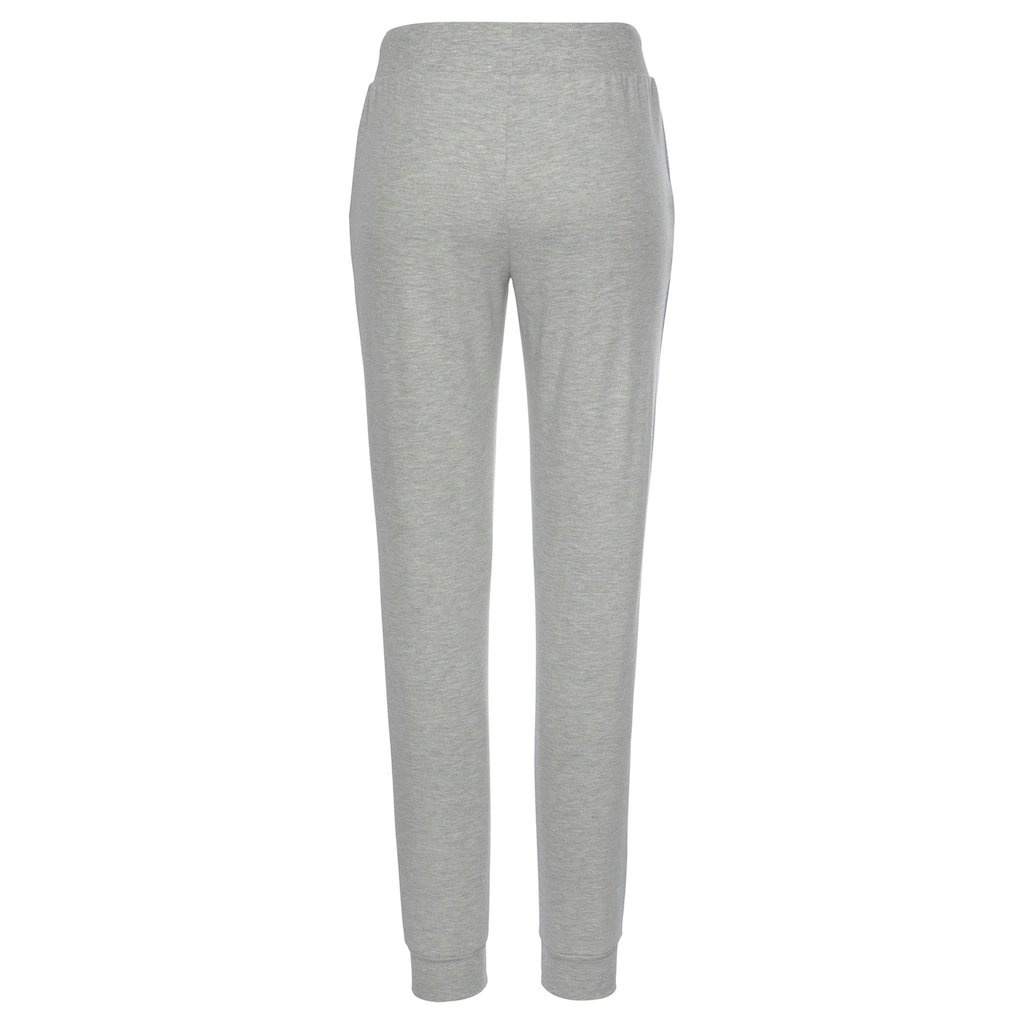 Bench. Loungewear Relaxhose mit glänzender Logostickerei Loungeanzug Saisonschlussverkauf