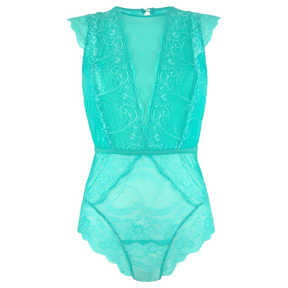 LASCANA Body aus transparenter Spitze und Netzeinsätzen sexy Dessous kaufen 50% Rabatt für begrenzte Zeit