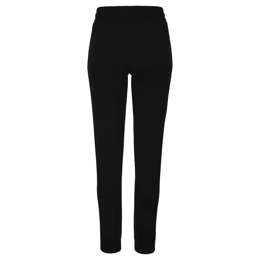 Bench. Loungewear Relaxhose mit schmalem Bein und Zipper am Saum Loungewear Loungeanzug Auslauf