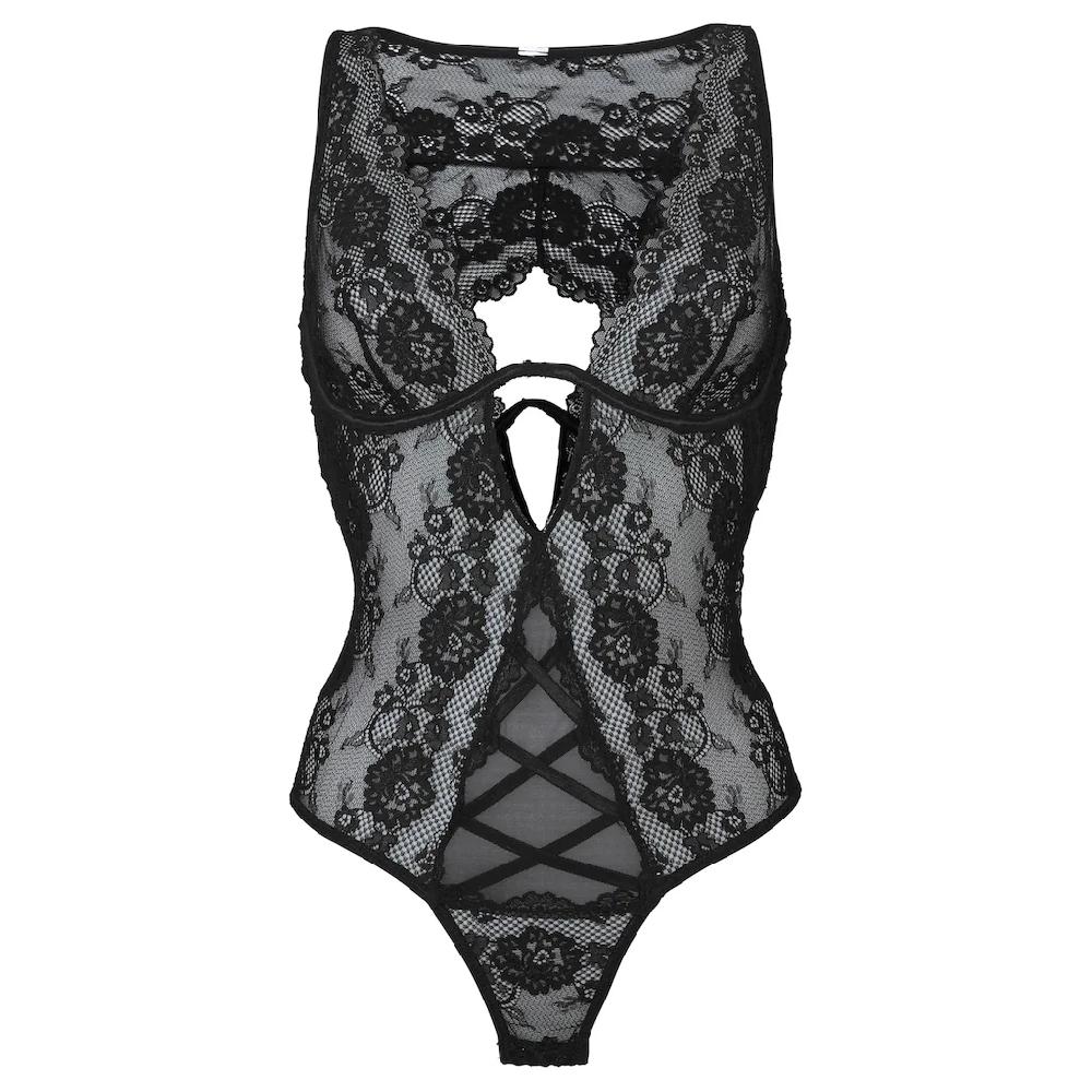 JETTE Body mit Bügel und verführerischer Schnürung sexy Dessous Reizwäsche kaufen Angebote