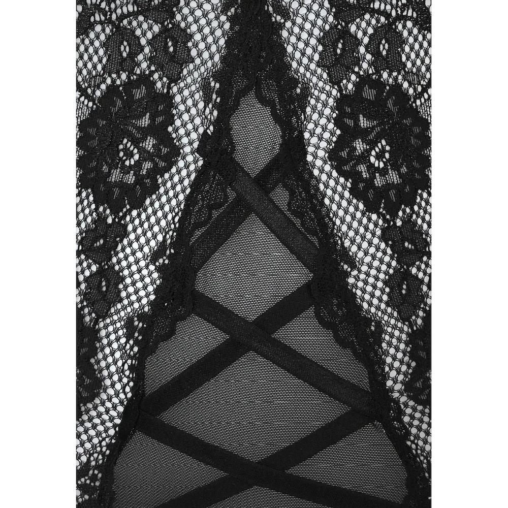 JETTE Body mit Bügel und verführerischer Schnürung sexy Dessous Reizwäsche kaufen Angebote