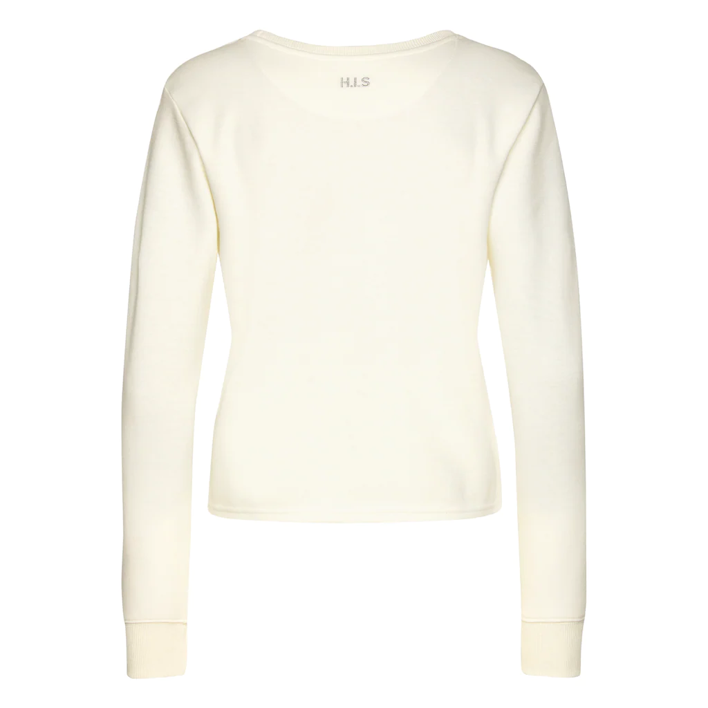 H.I.S Sweatshirt mit Piping auf der Brust Loungewear Kostenloser Versand