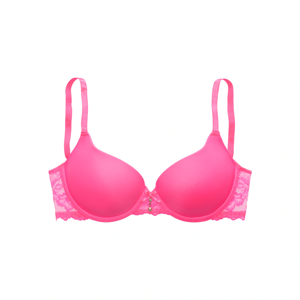LASCANA Schalen-BH mit Bügel und hübschem Spitzenrücken sexy Dessous Weihnachtsangebot