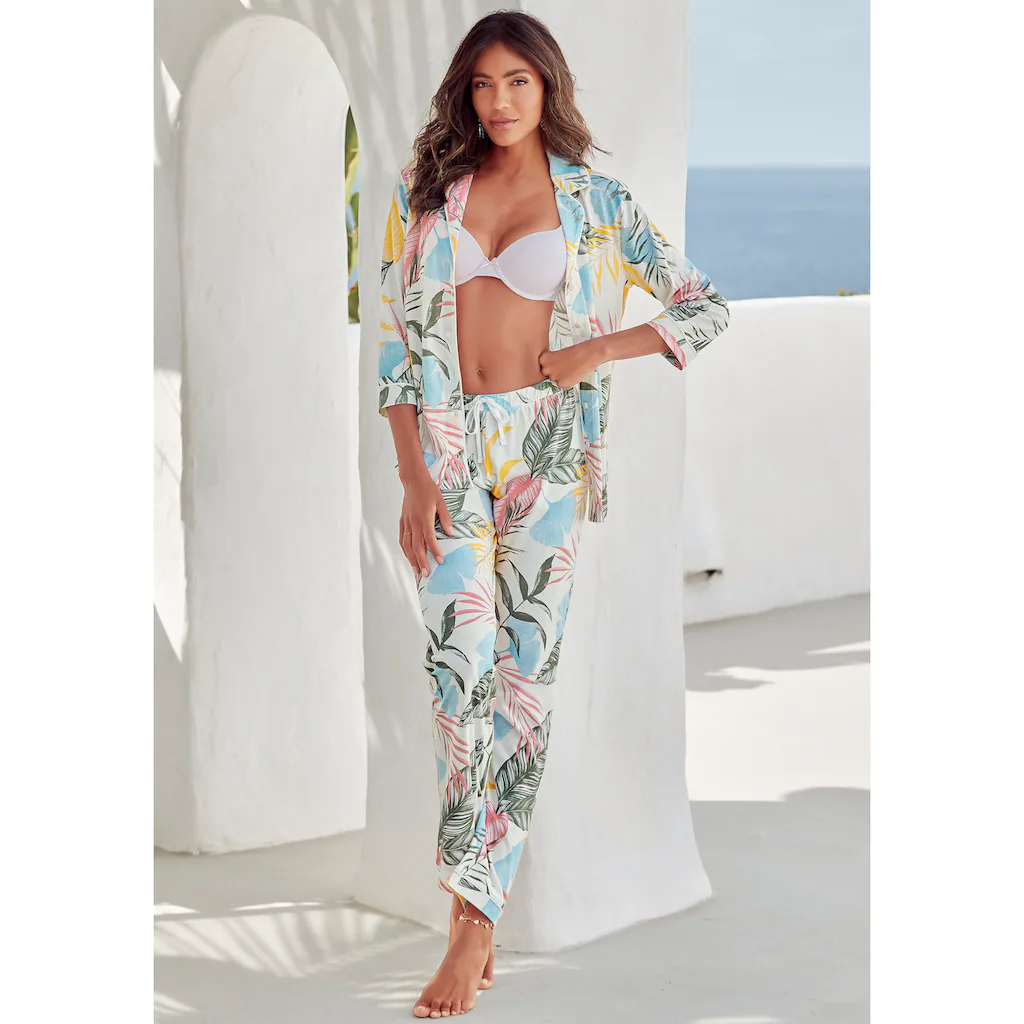 Vivance Dreams Pyjama mit floralem Druck kaufen Zeitlich begrenztes Angebot