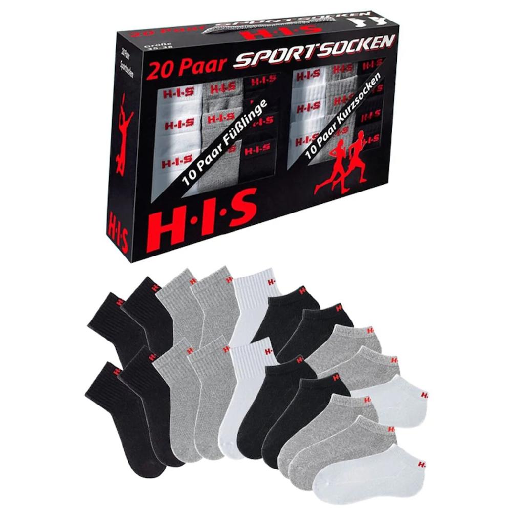 H.I.S Kurzsocken (Set 20 Paar) und Sneakersocken mit Frottee online kaufen Neuheiten