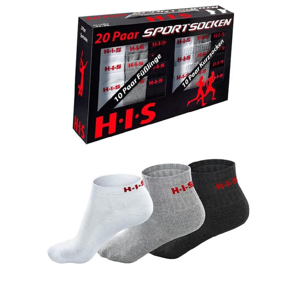 H.I.S Kurzsocken (Set 20 Paar) und Sneakersocken mit Frottee online kaufen Neuheiten