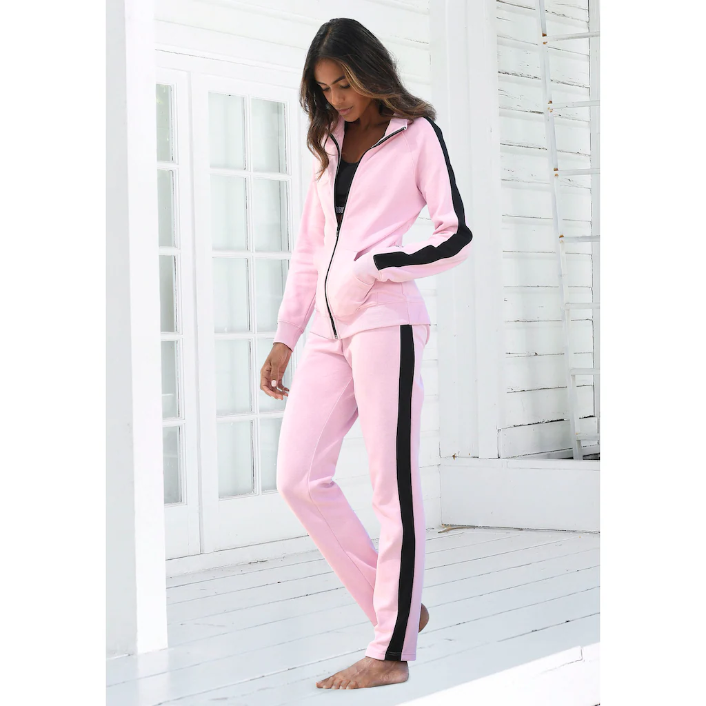 Bench. Loungewear Loungehose mit Seitenstreifen und geradem Bein Loungeanzug Neueste Stile