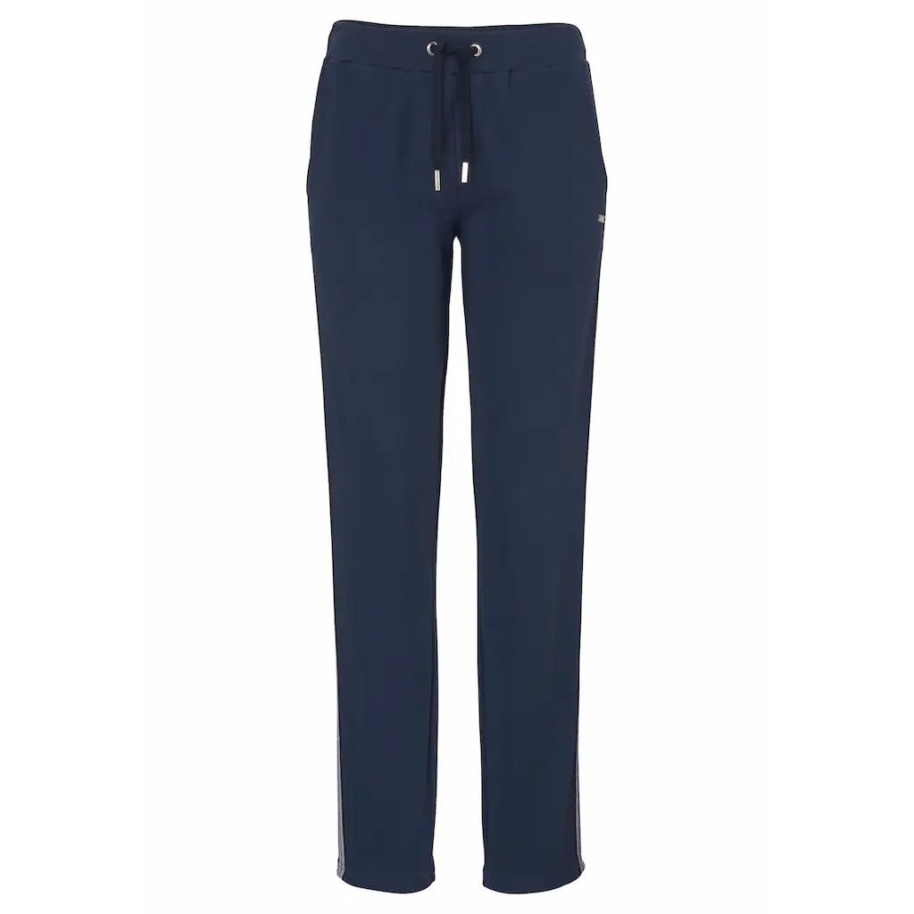 Bench. Loungewear Homewearhose mit Metallic-Streifen Loungewear Loungeanzug Exklusivangebot