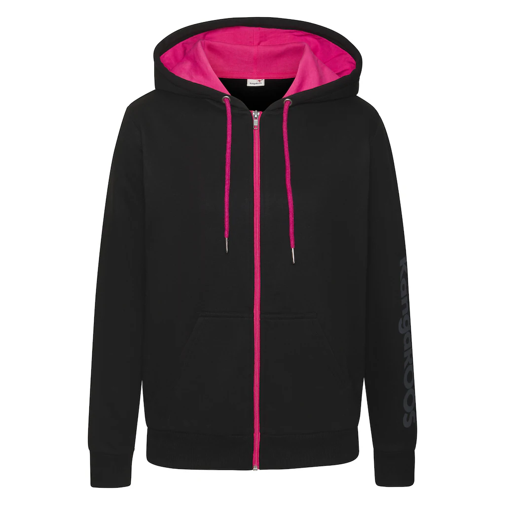 KangaROOS Sweatjacke mit kontrastfarbenen Details Loungewear Preisnachlass