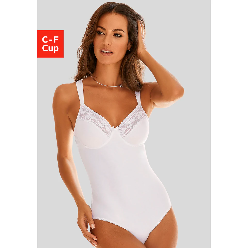 Nuance Body mit feinen Borten und Spitzeneinsatz online kaufen