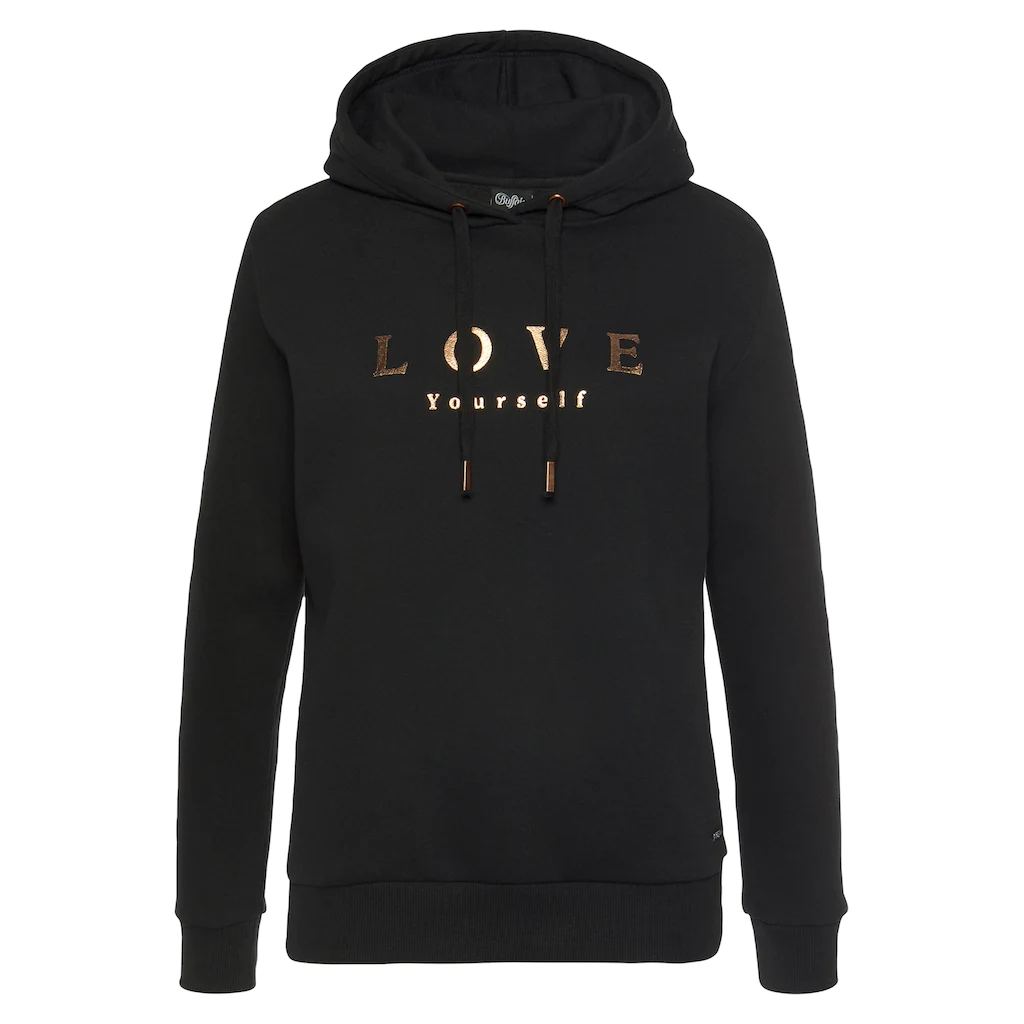 Buffalo Kapuzensweatshirt mit überschnittenen Schultern Loungewear Loungeanzug Lagerräumung