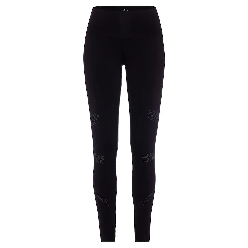 LASCANA ACTIVE Leggings mit optischen Reflektorprint und Handytasche Loungewear Heißer Verkauf