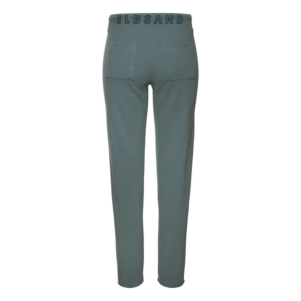 Elbsand Sweathose mit Logodruck hinten Jogginghose mit Kordelzug und Taschen Sonderangebote