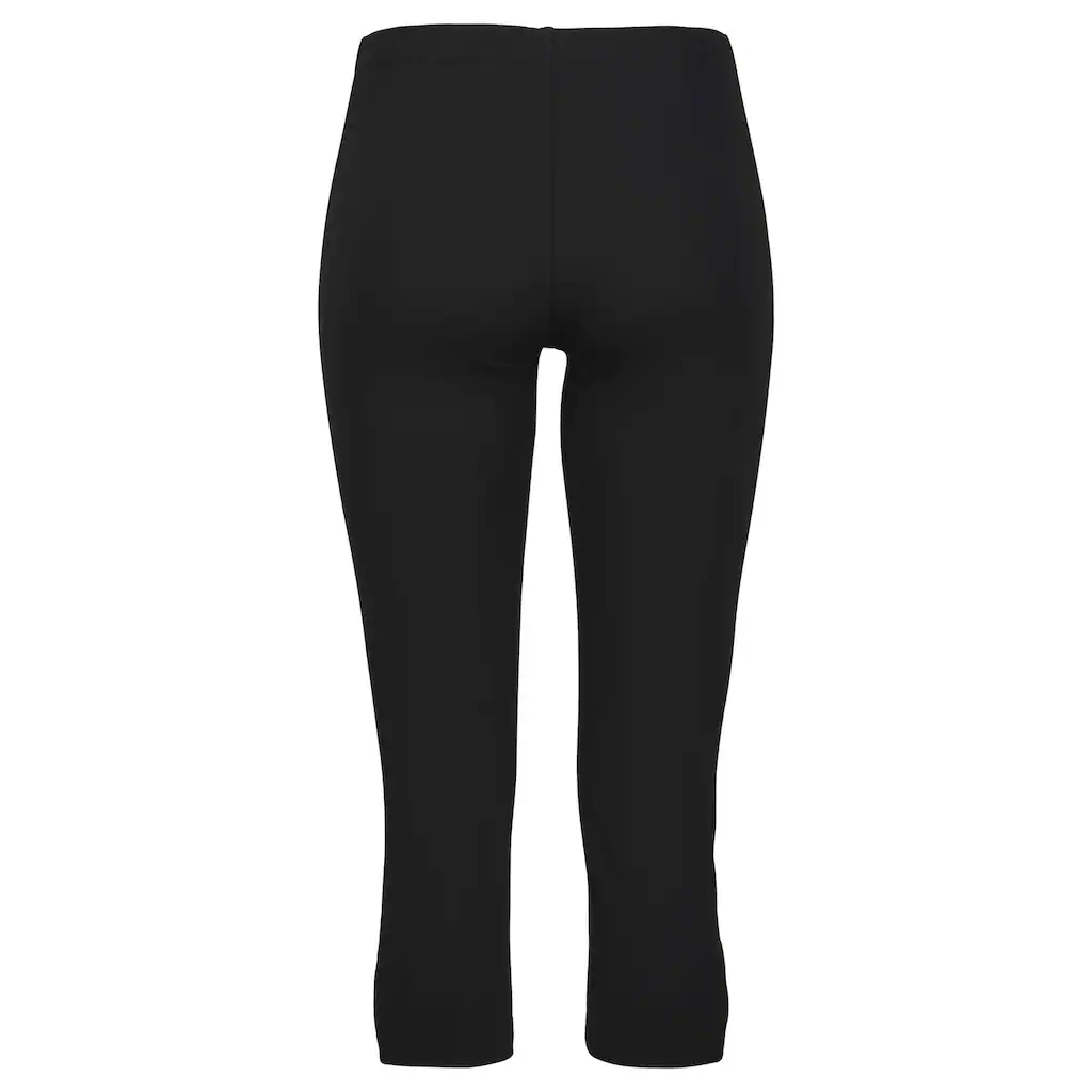 LASCANA Caprileggings mit Cut-outs am Saum 3/4-Länge Basic elastisch Letzter Tag