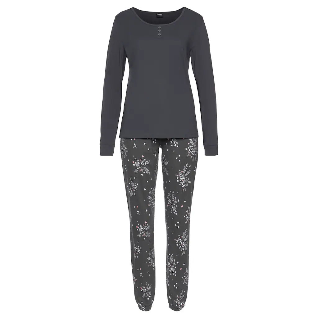 Vivance Dreams Pyjama (4 tlg. 2 Stück) mit feinen Blumenzweigen online kaufen Zeitbegrenzte Promotion