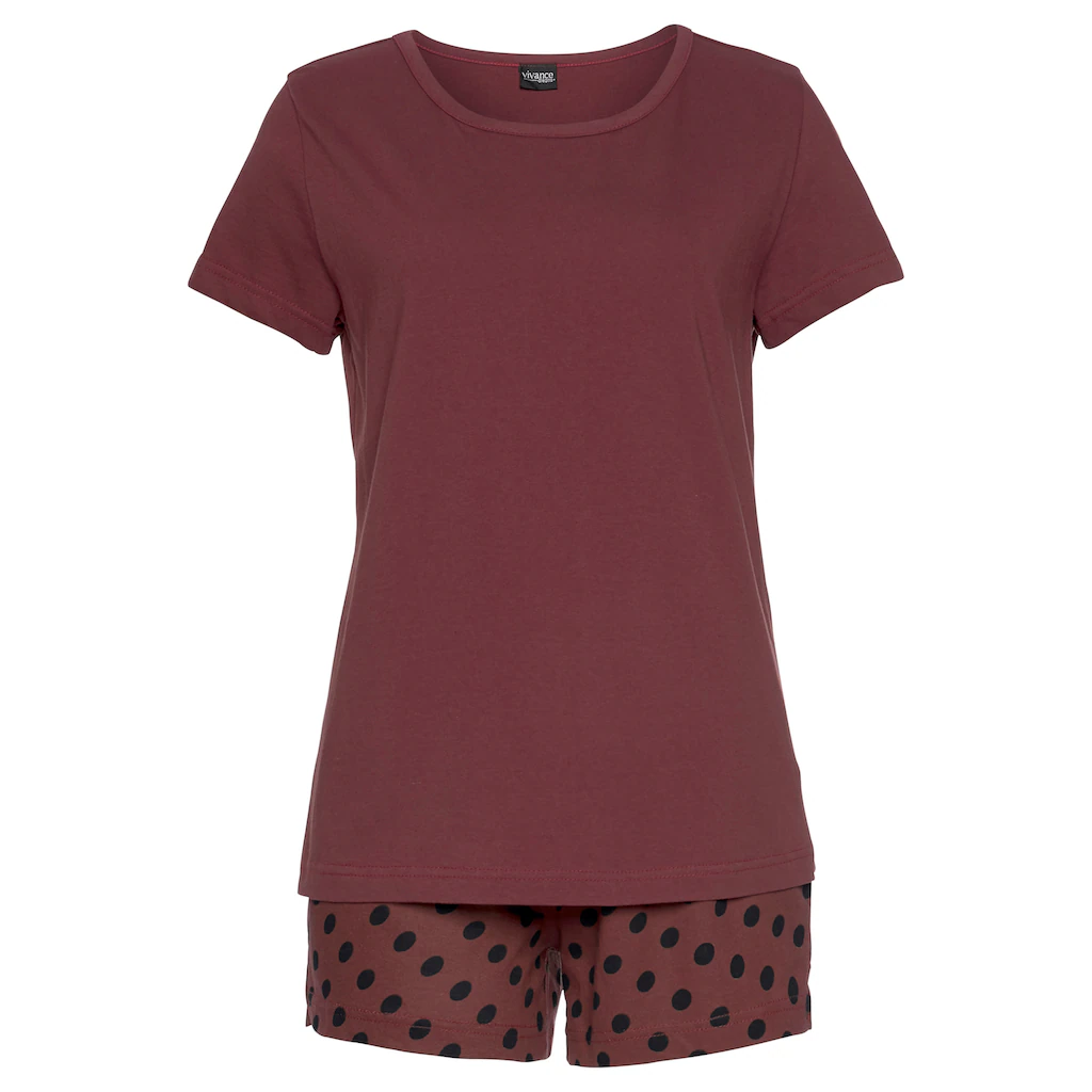 Vivance Dreams Shorty (2 Stück) Shorts mit Paspeln am Saum Bis zu 60% Rabatt