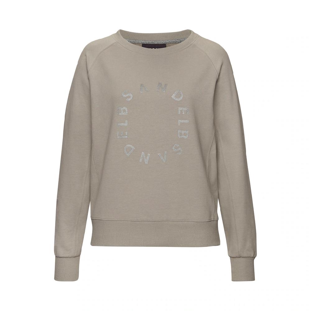 Elbsand Sweatshirt mit Frontprint Rundhalsausschnitt Printpullover casual-sportlich zollfrei