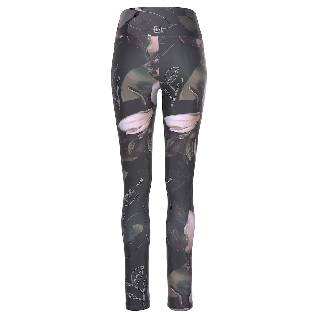 LASCANA ACTIVE Leggings »Tropical« mit abstraktem Blumenprint Loungewear Auslauf