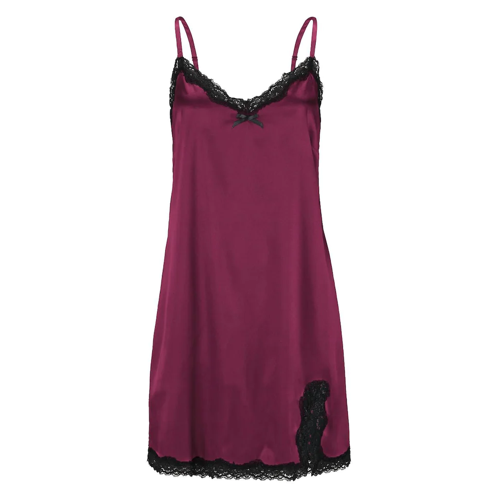 LASCANA Negligé »Dessous« aus edlem Satin-Stretch mit verführerischer Spitze bestellen Schlussverkauf