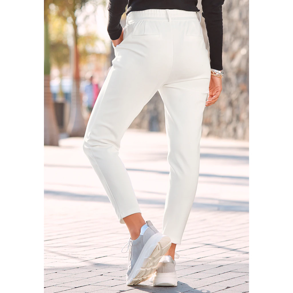 LASCANA Schlupfhose mit Taschen Jogginghose elegant-sportlich Jerseyhose Meist gekauft