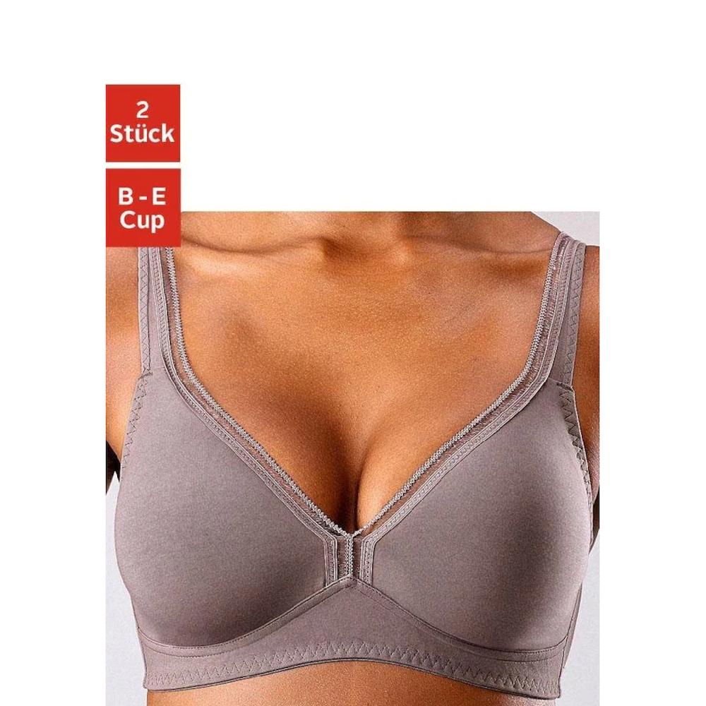 petite fleur T-Shirt-BH ohne Bügel aus Baumwolle Basic Dessous bestellen Blitzverkäufe