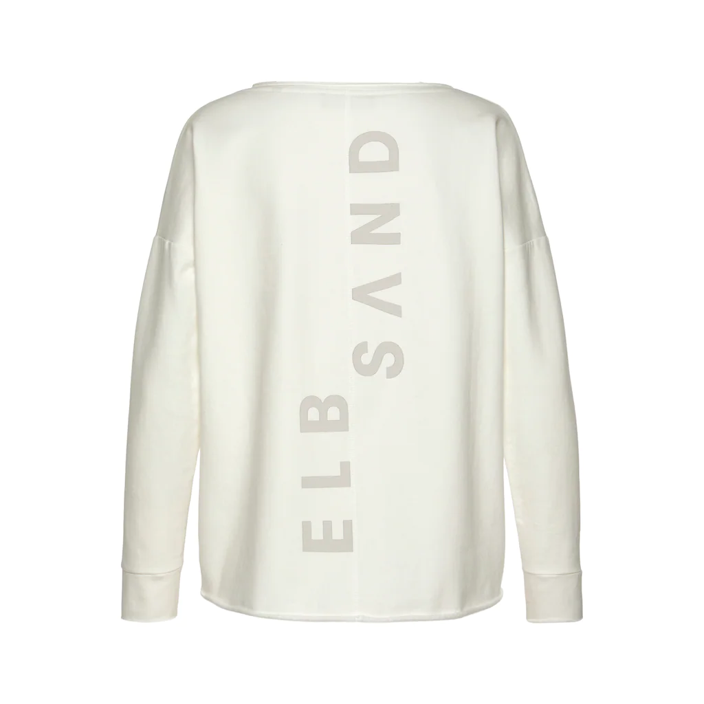 Elbsand Sweatshirt »Raina« mit Logoprint am Rücken sportlich-casual Kostenloser Versand