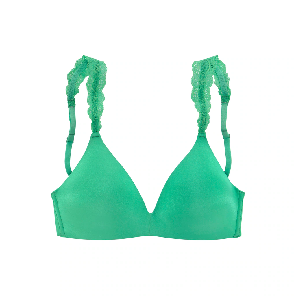 LASCANA Push-up-BH ohne Bügel mit wunderschönen Spitzenträgern online bestellen Jubiläumsangebot