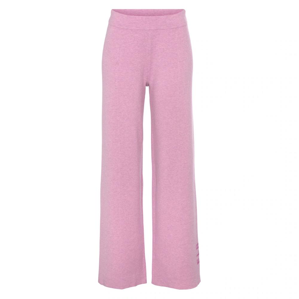 Elbsand Strickhose mit weitem Bein und eingestricktem Logo Loungewear Neuheiten