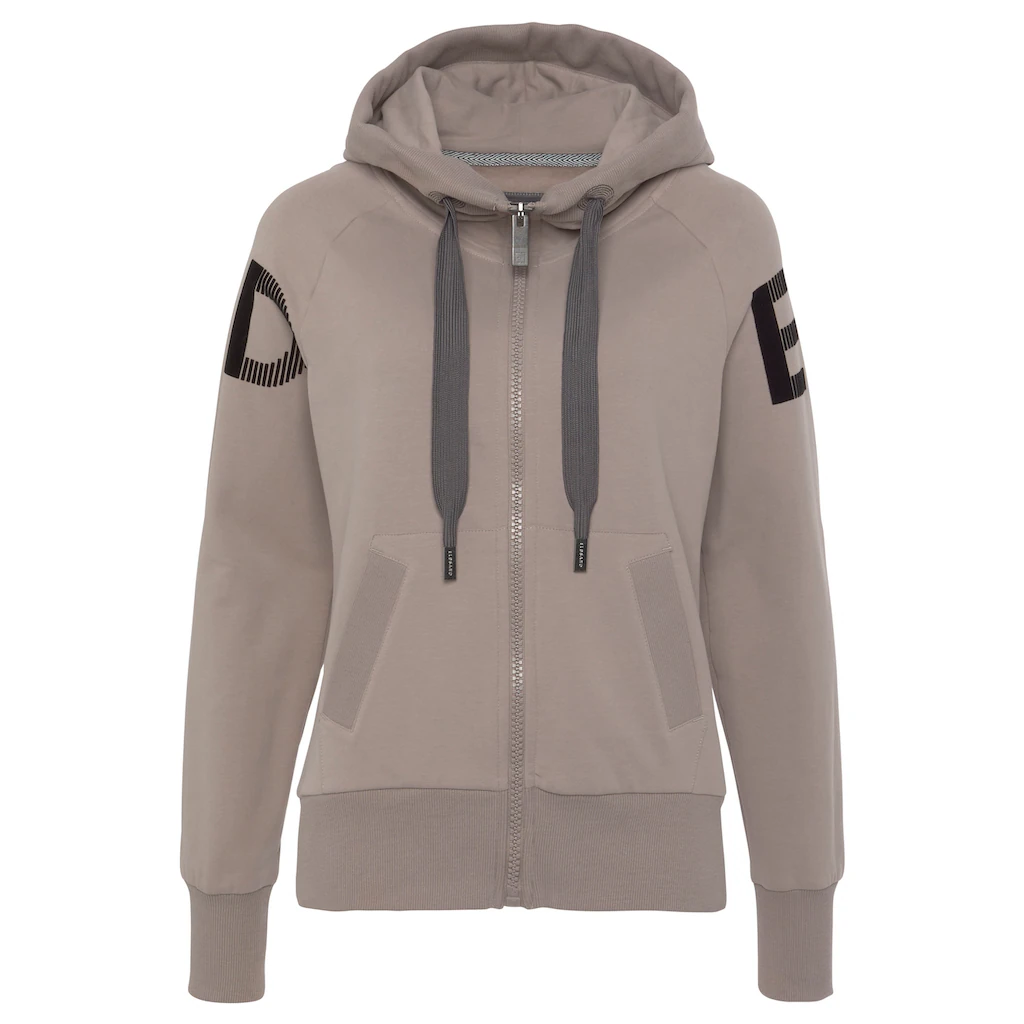 Elbsand Sweatjacke »Kekoa« mit großem Logodruck hinten bequeme Freizeitjacke mit Taschen Sonderangebote