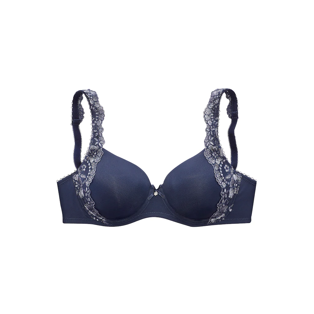 LASCANA Schalen-BH »Wanda« mit Bügel und mit seitlicher Stickerei Spitze Dessous online kaufen Tiefpreis